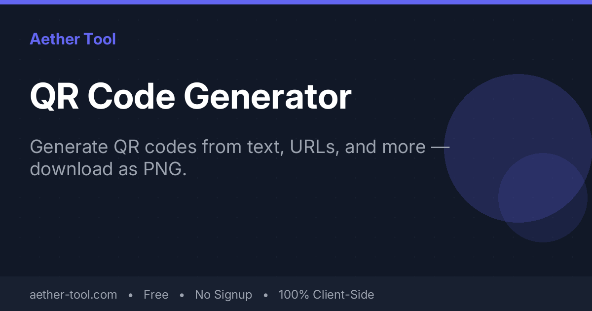 QR Code Generator — Create Custom QR Codes Online Free